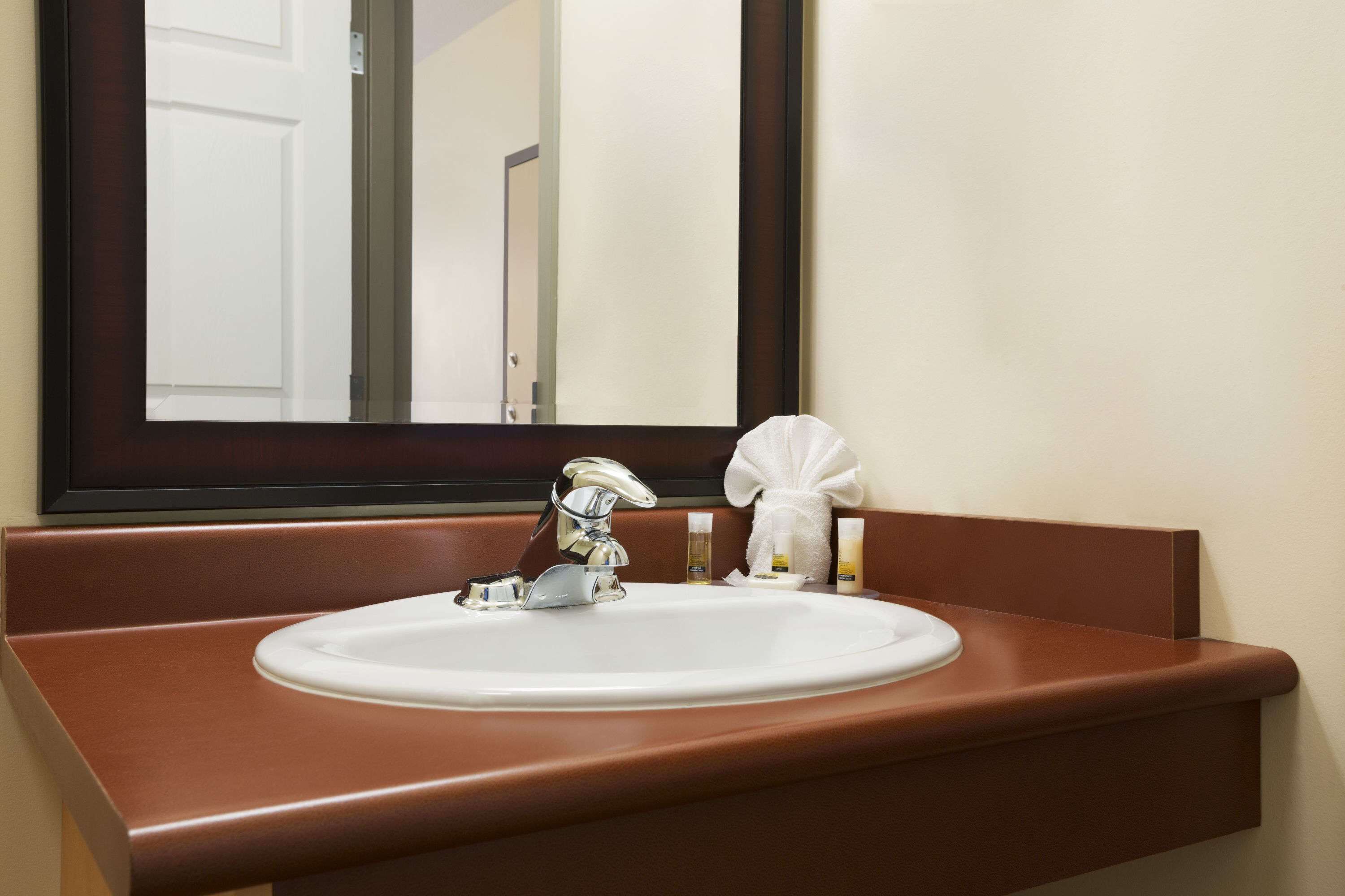 free toiletries, towels, soap, shampoo