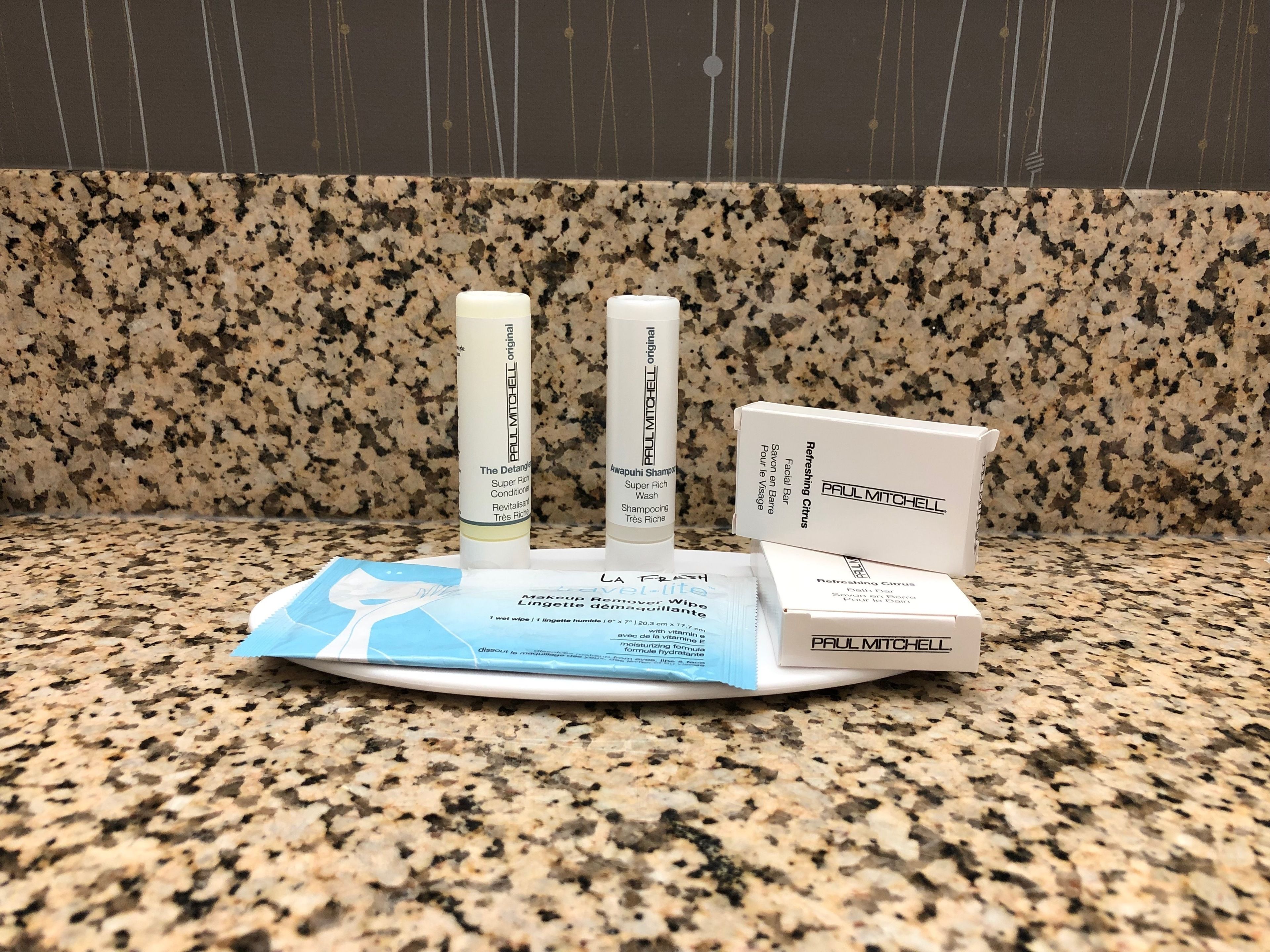 hypo-allergenic bedding, desk, blackout curtains, iron/ironing board