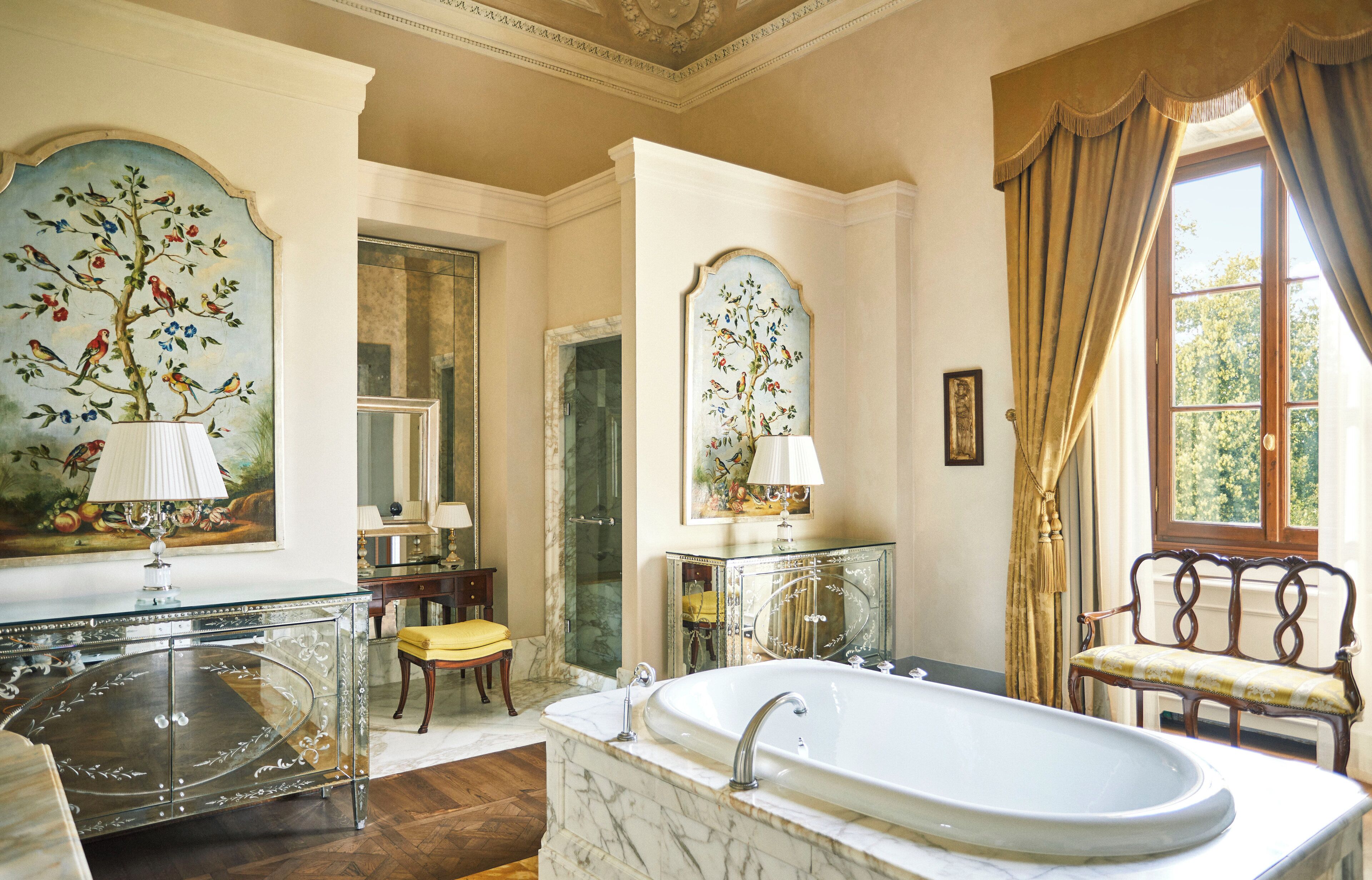 room, 1 king bed (renaissance) | bathroom | separate bathtub and shower, deep-soaking bathtub, designer toiletries