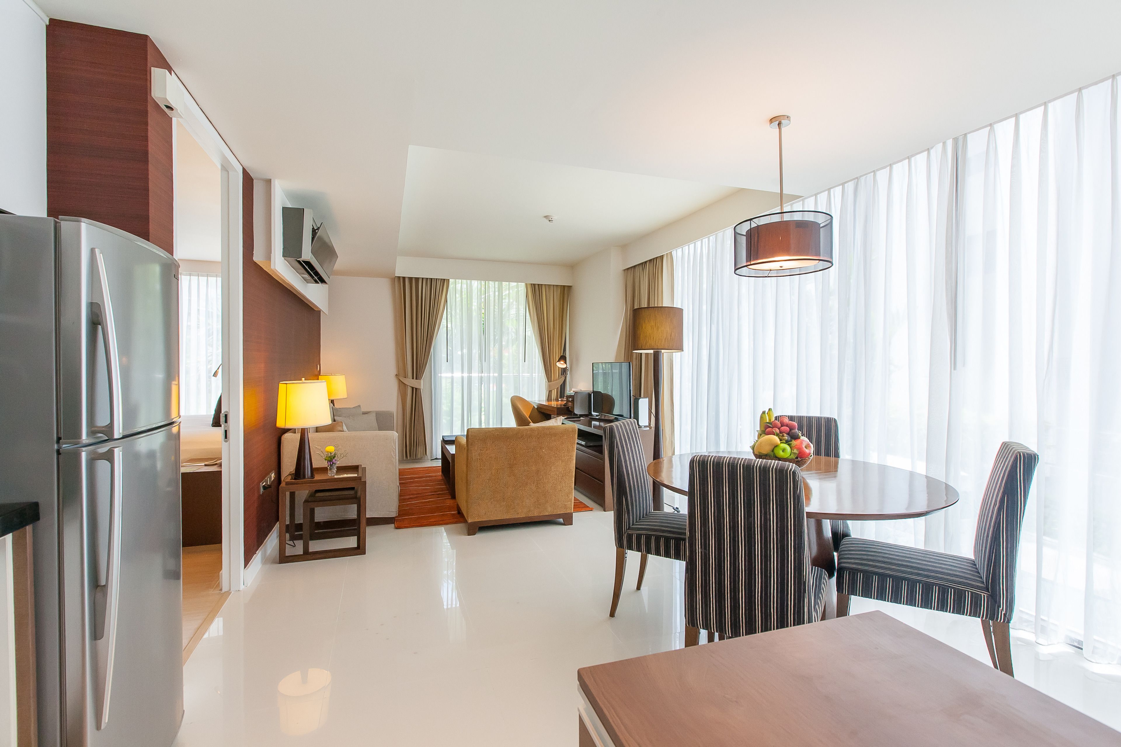 two bedroom apartment  | in-room dining