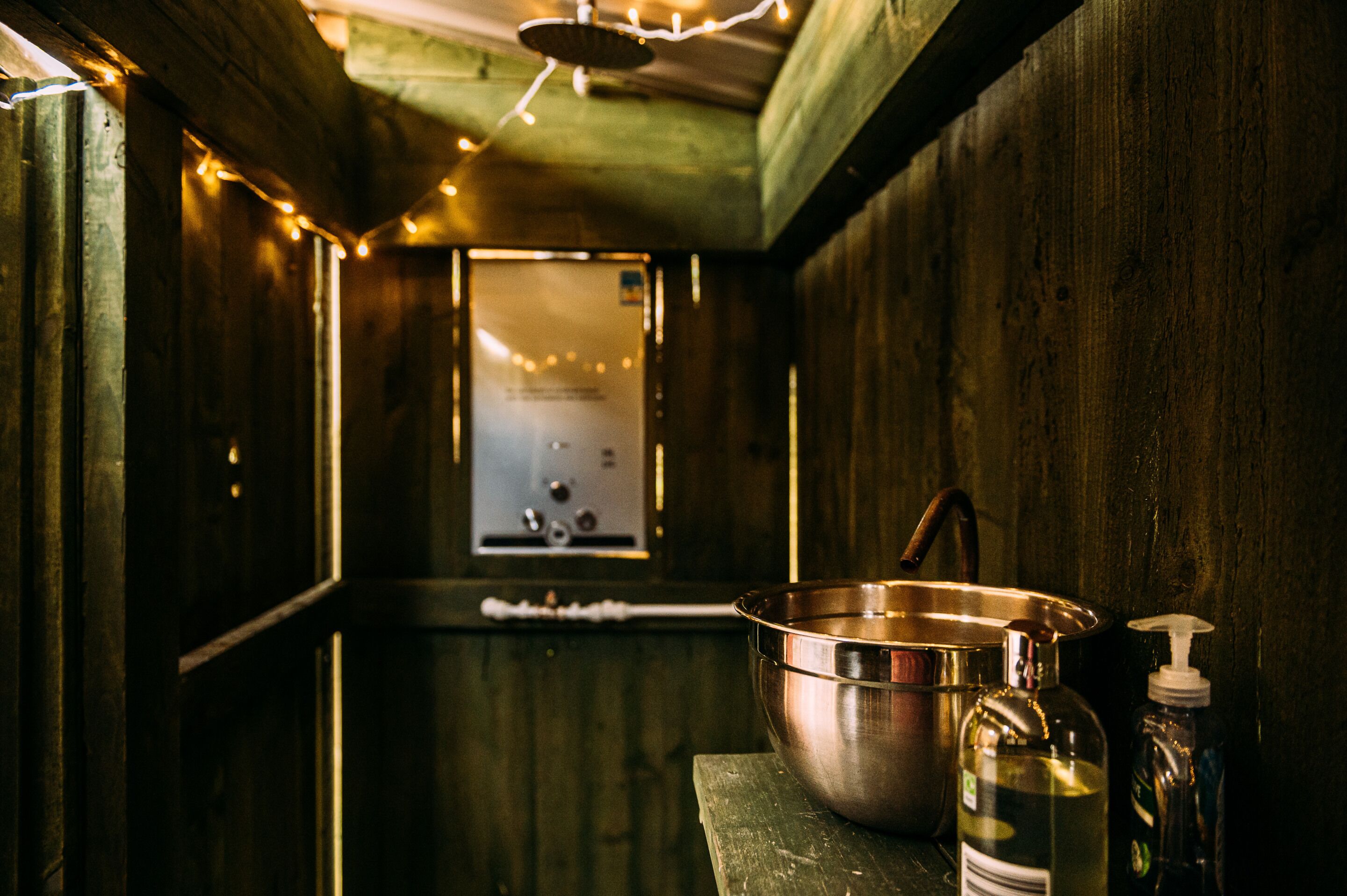 Quarto superluxo, suíte (Glamping Yurt) | Banheiro | Secador de cabelo, toalhas de banho