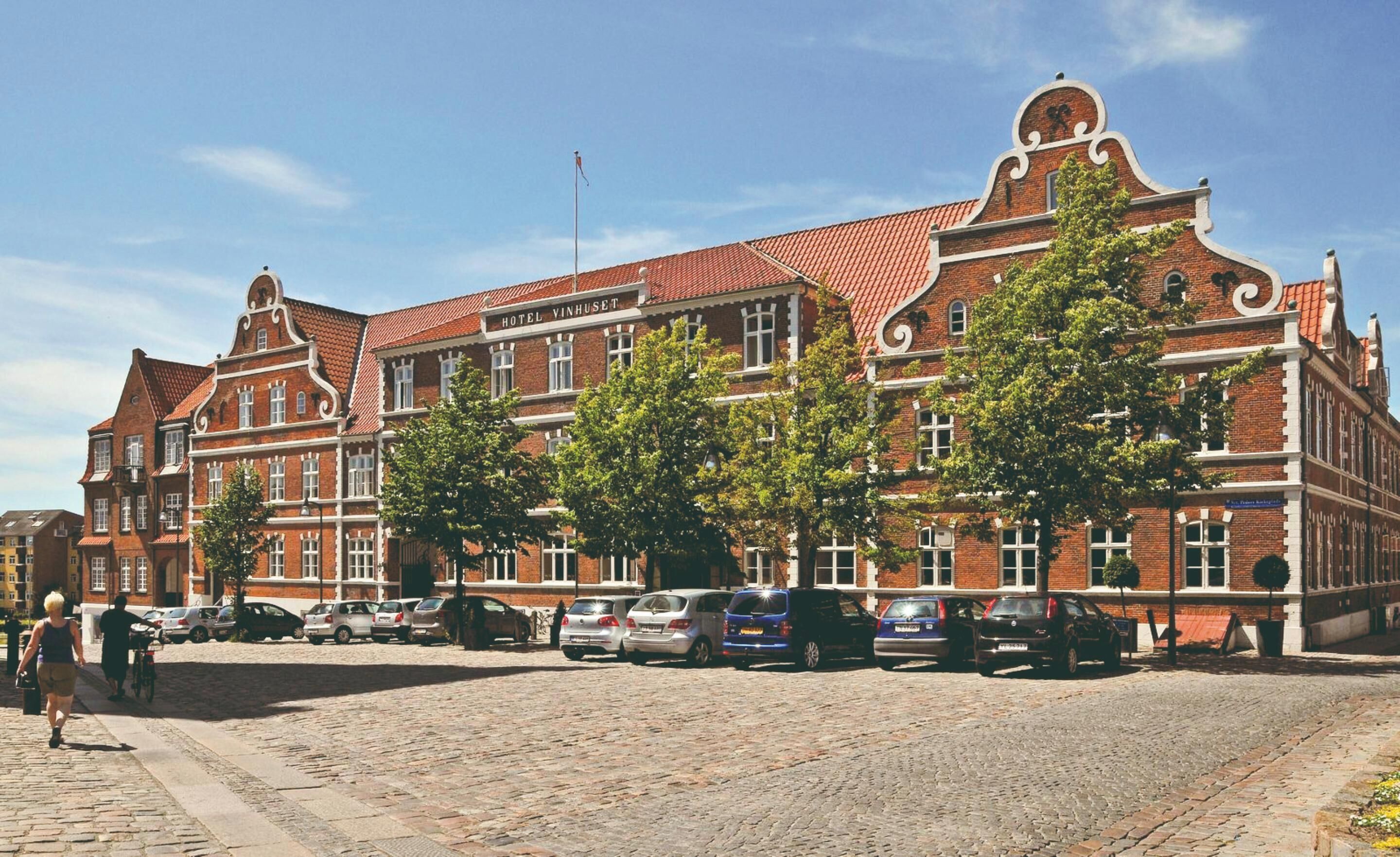 Overnatningsstedets facade