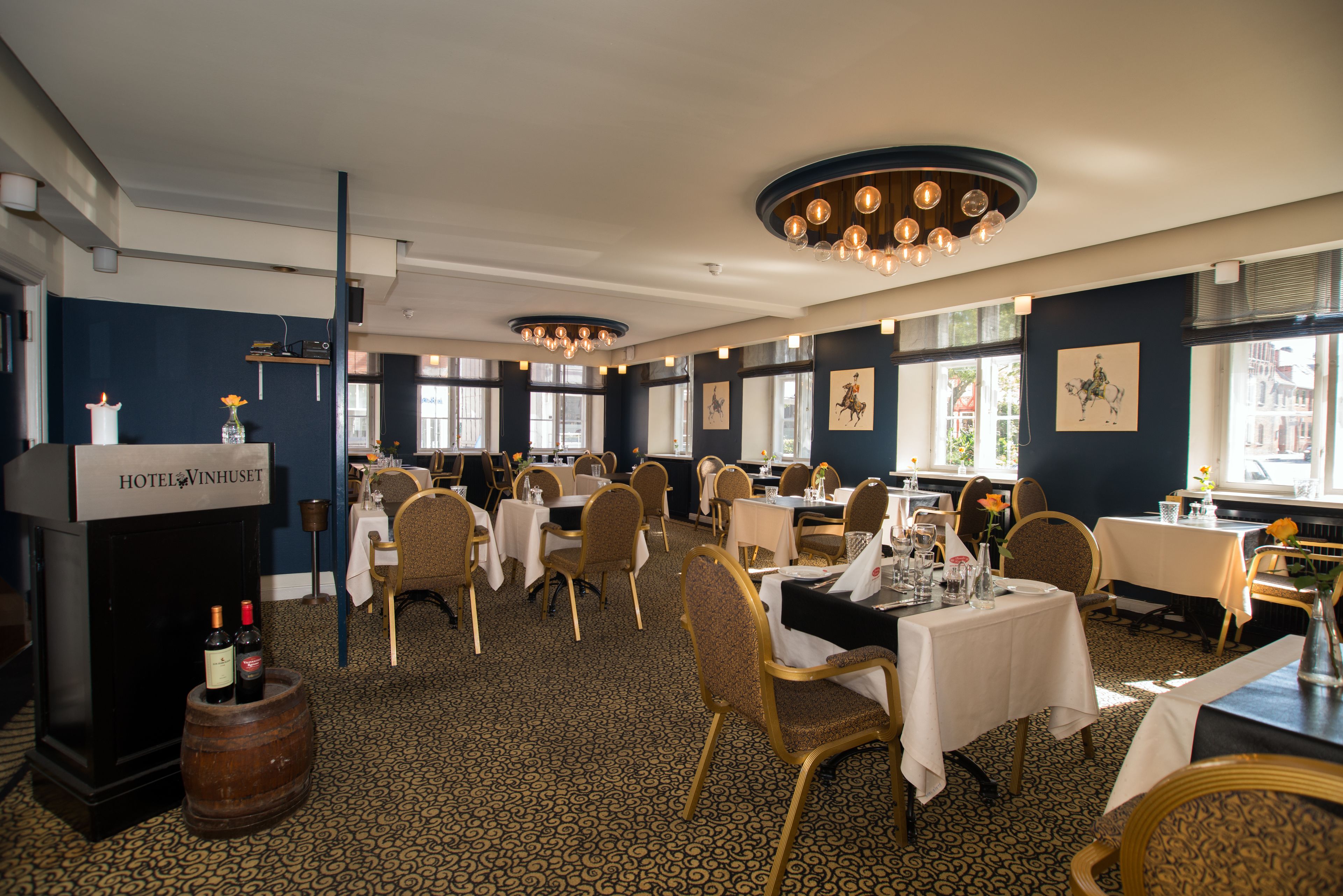 Dinner served, French cuisine