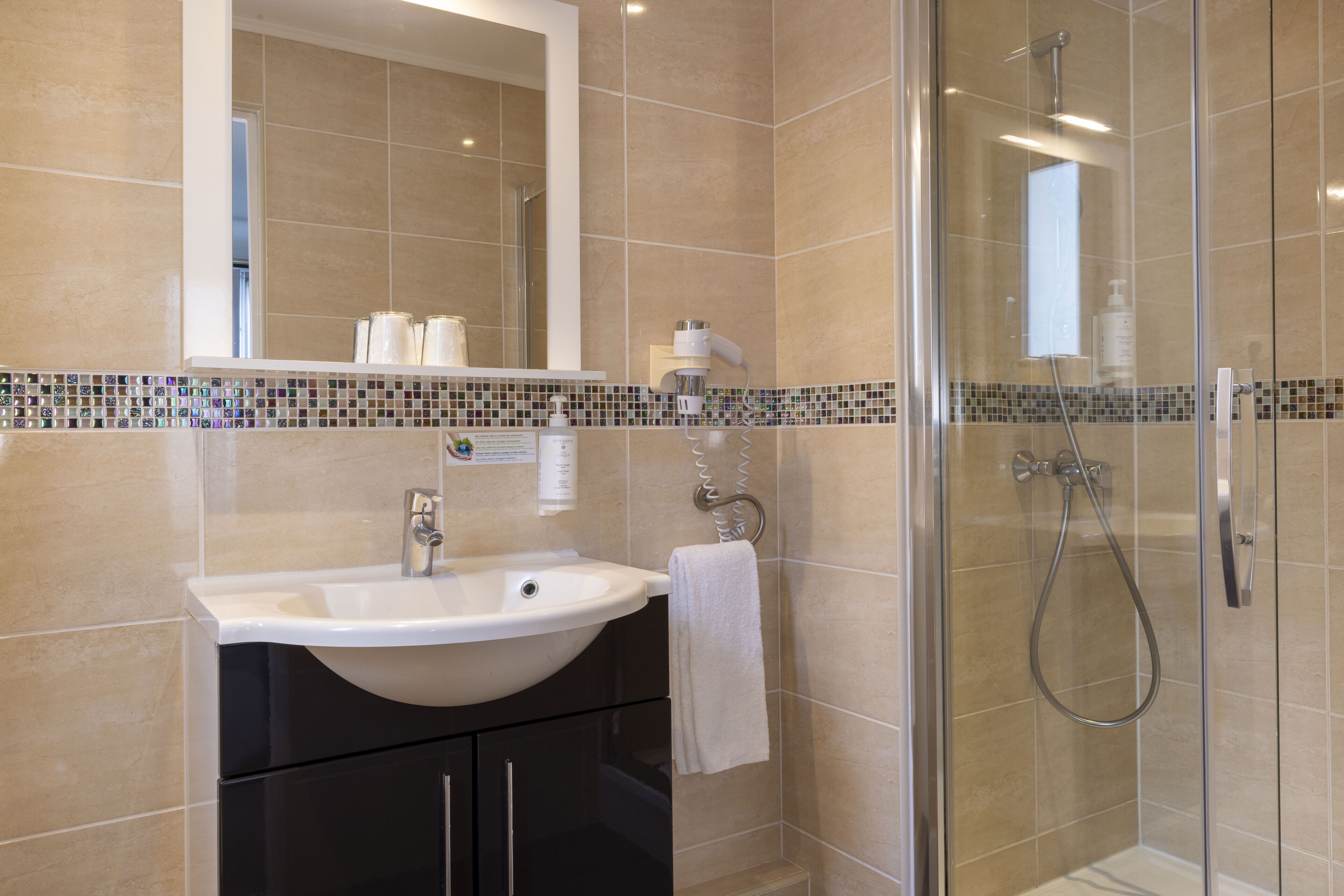 club room | bathroom | free toiletries, hair dryer, towels