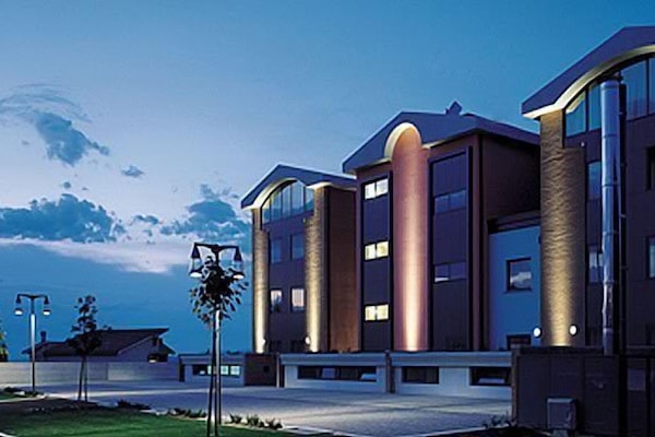 Front of property – evening/night