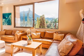 Sala de estar en el lobby