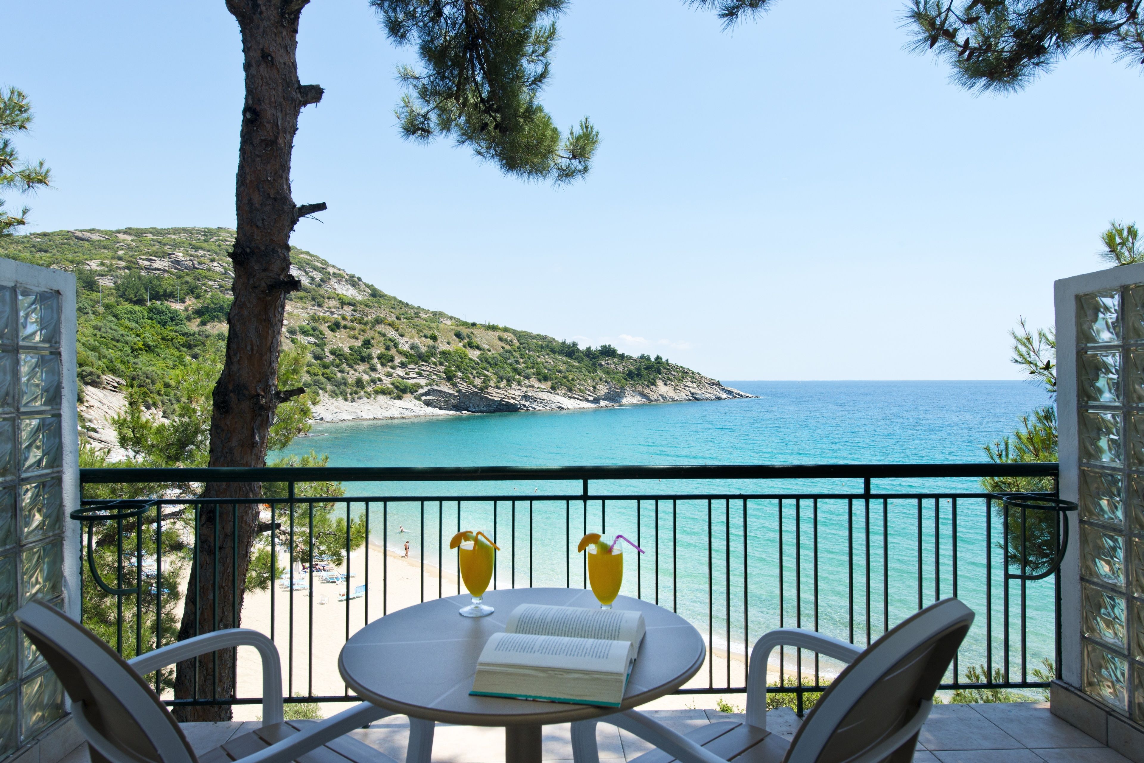 Double or Twin Room, Sea View, Beachfront | Balcony