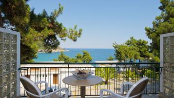 Double or Twin Room, Sea View | Balcony