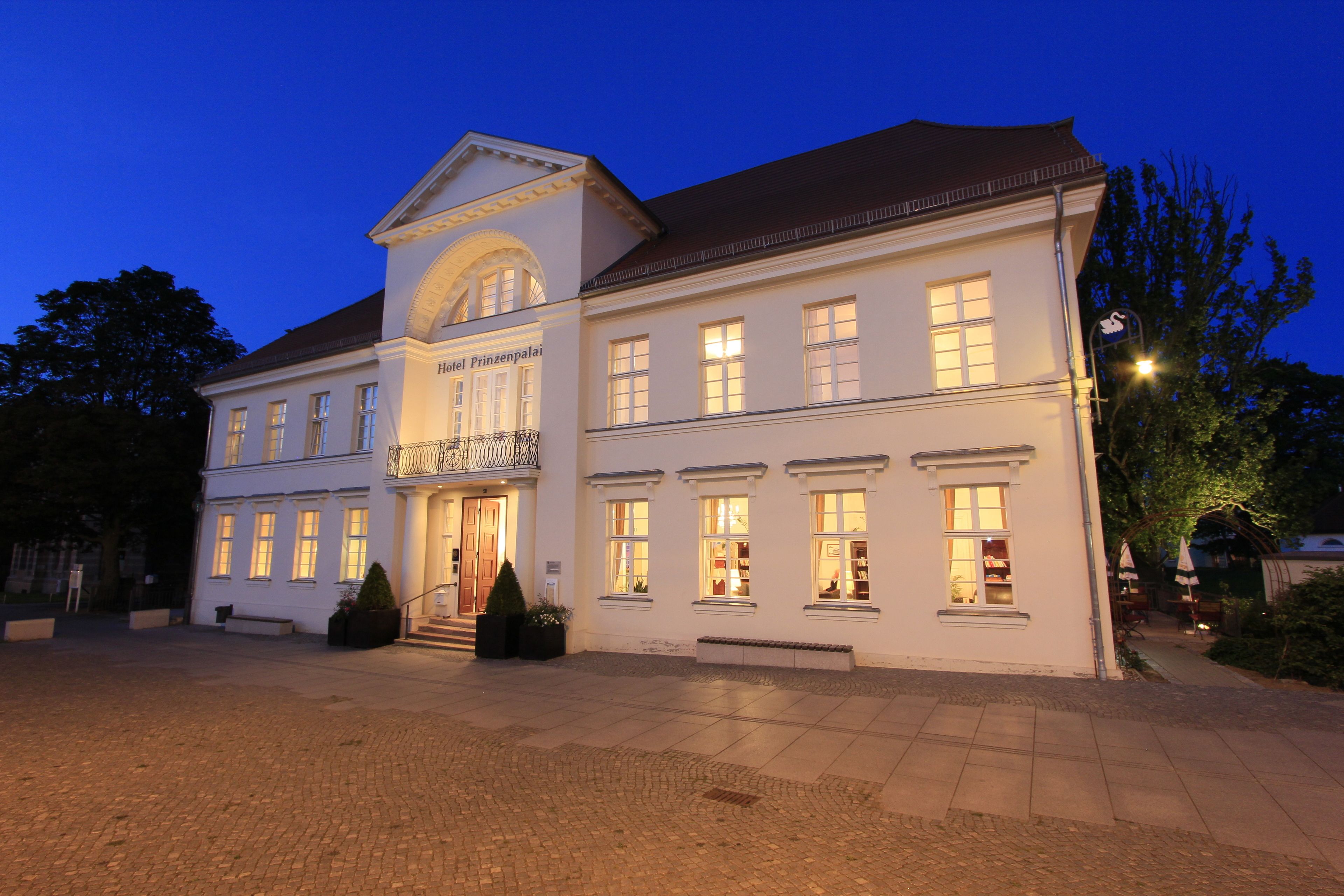 front of property – evening/night