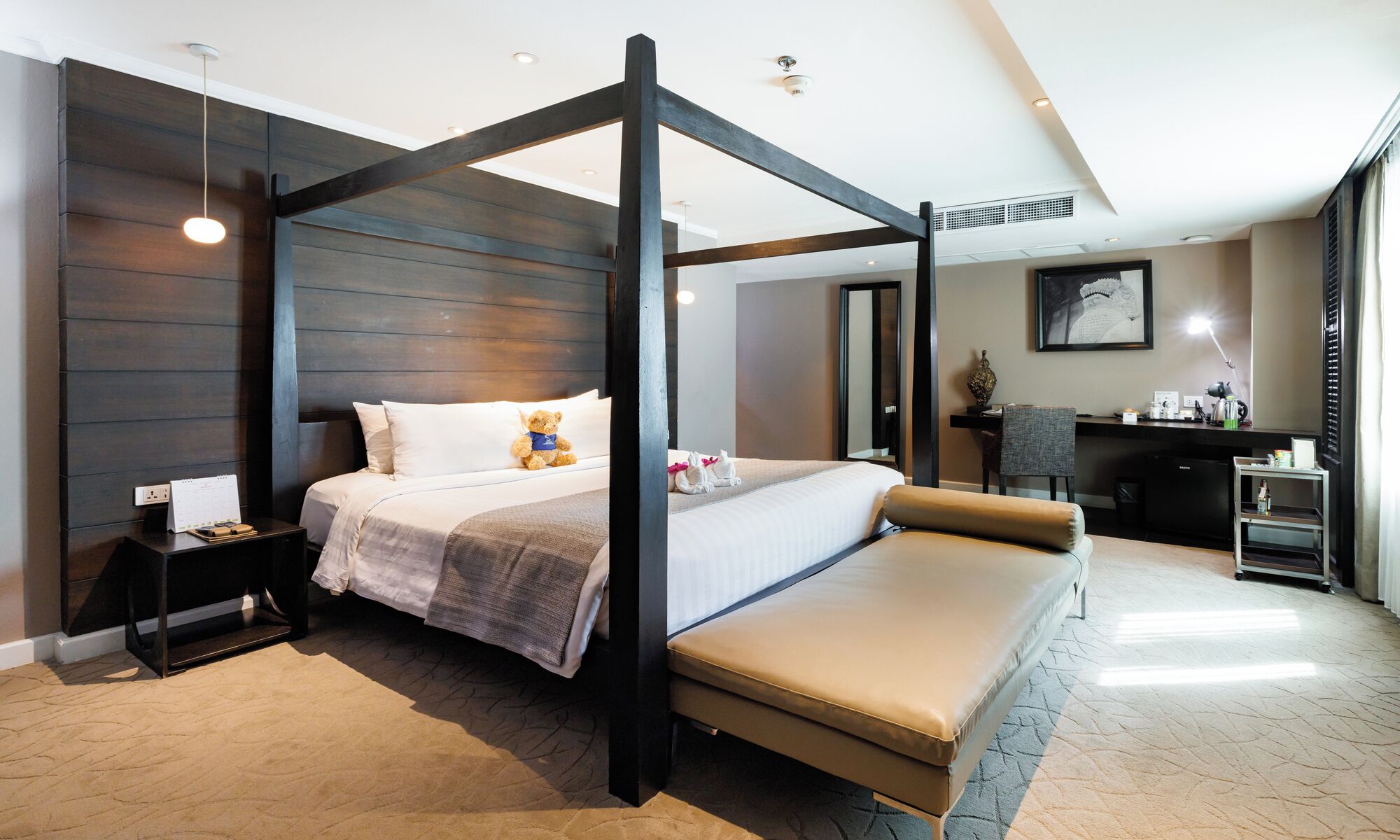 Premium bedding, minibar, in-room safe, desk