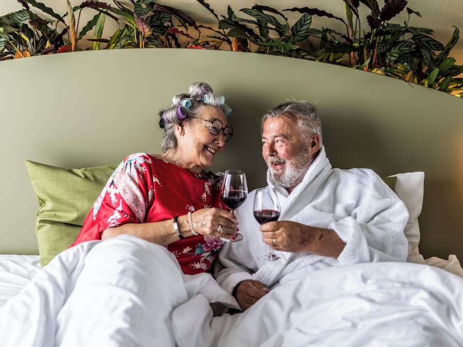 Premium bedding, blackout curtains, free WiFi, bed sheets