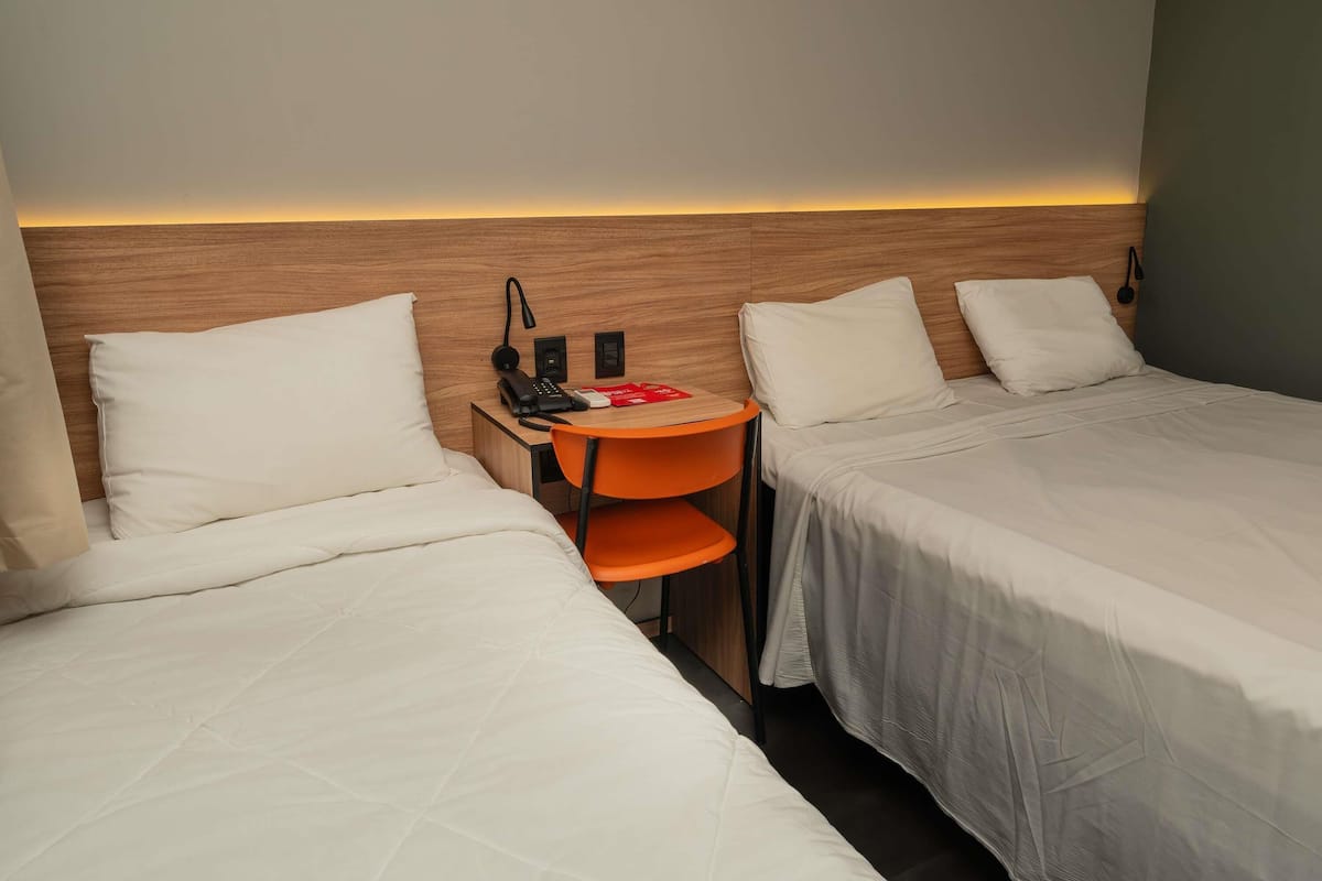 Standard Room, Multiple Beds | Minibar, desk, blackout drapes, soundproofing