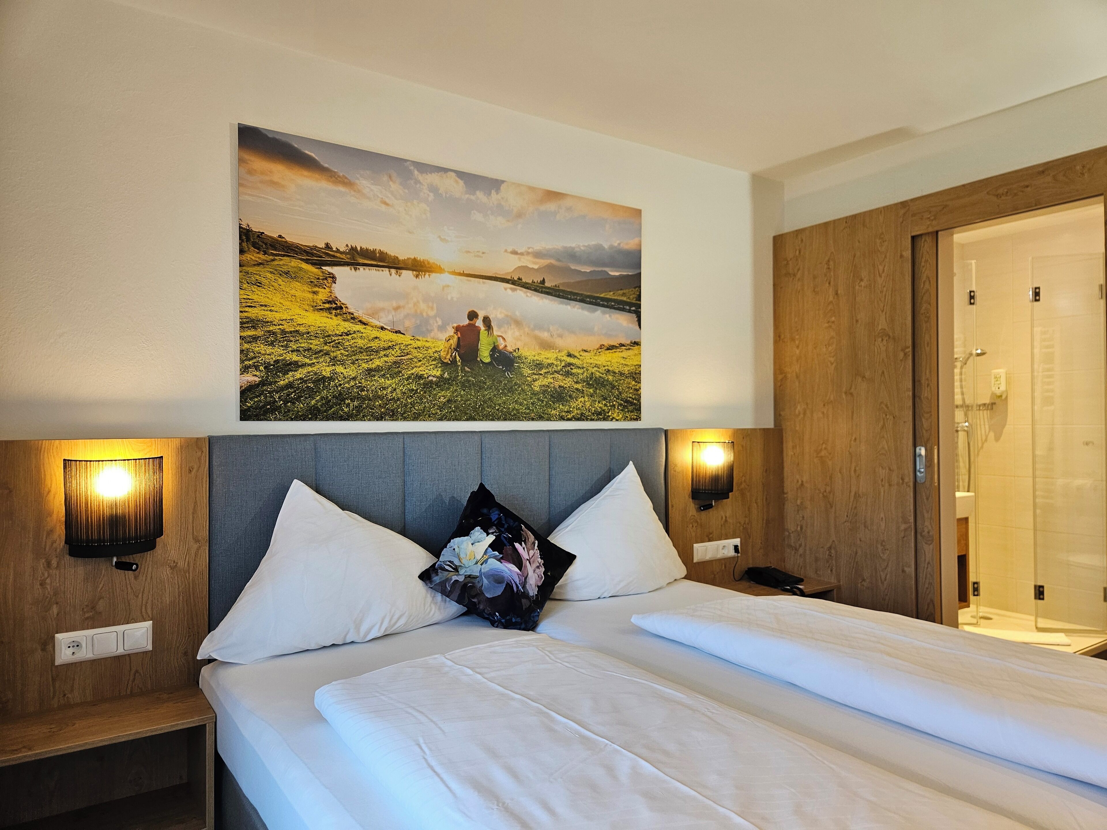 double room (auszeit) | 1 bedroom, in-room safe, bed sheets