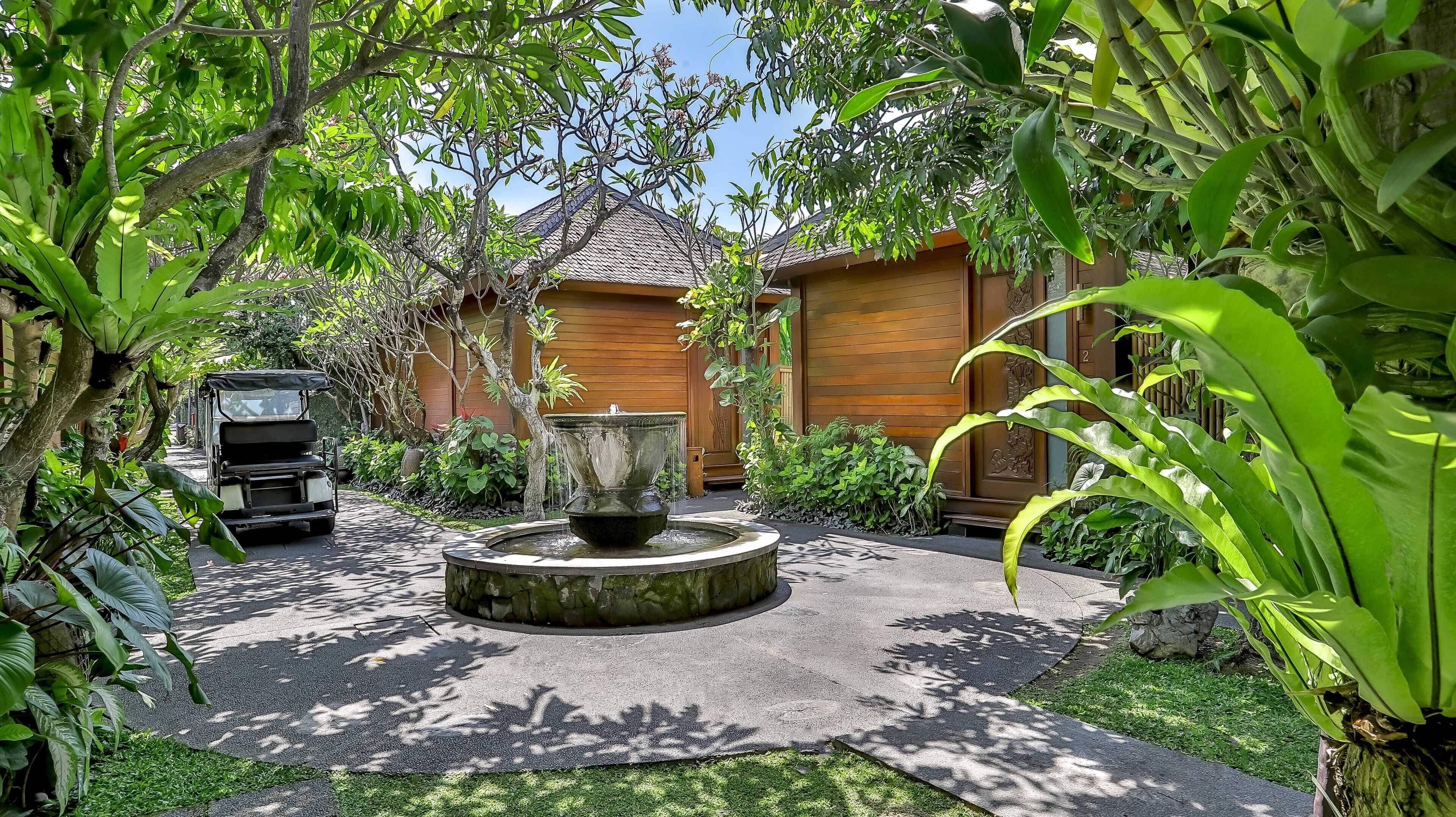 Bungalow, vista al jardín (Without Private Pool) | Ropa de cama de alta calidad y artículos del minibar gratis 