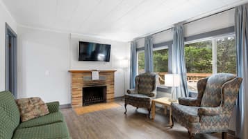 Casa de campo básica, varias camas, para no fumadores | Área de sala de estar