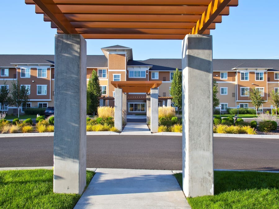 Fassade der Unterkunft