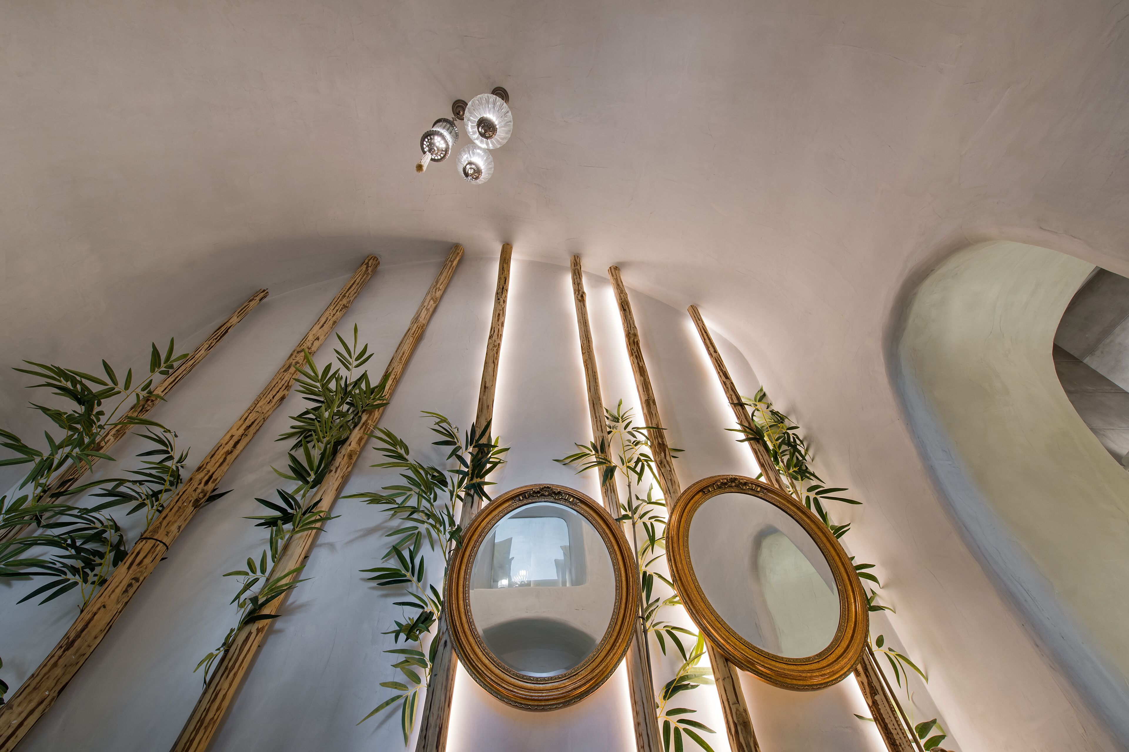 grand cave suite indoor & outdoor hot tub | bathroom | shower, designer toiletries, hair dryer, bathrobes