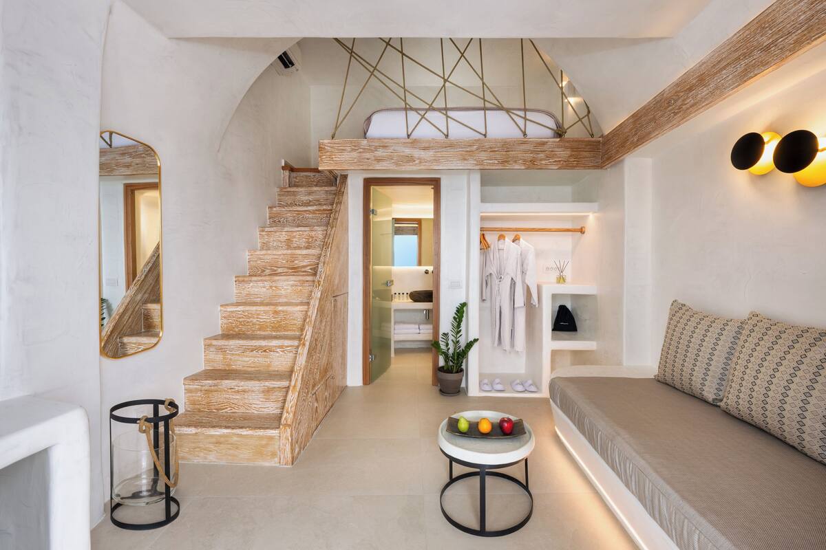 Master Loft Suite | Italienske Frette-laken, sengetøy av topp kvalitet og memory foam-senger