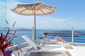 Honeymoon Villa | View from room - Nefeles Luxury Suites (Santorini)