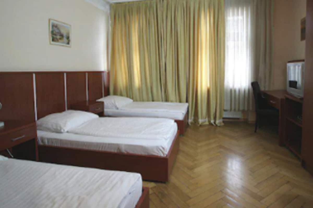 Premium bedding, in-room safe, desk, blackout drapes