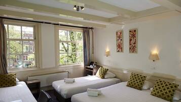 Standard Quadruple Room | In-room safe, free WiFi, bed sheets