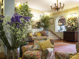Sala de estar en el lobby