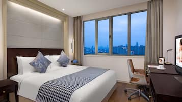 Minibar, in-room safe, desk, blackout drapes