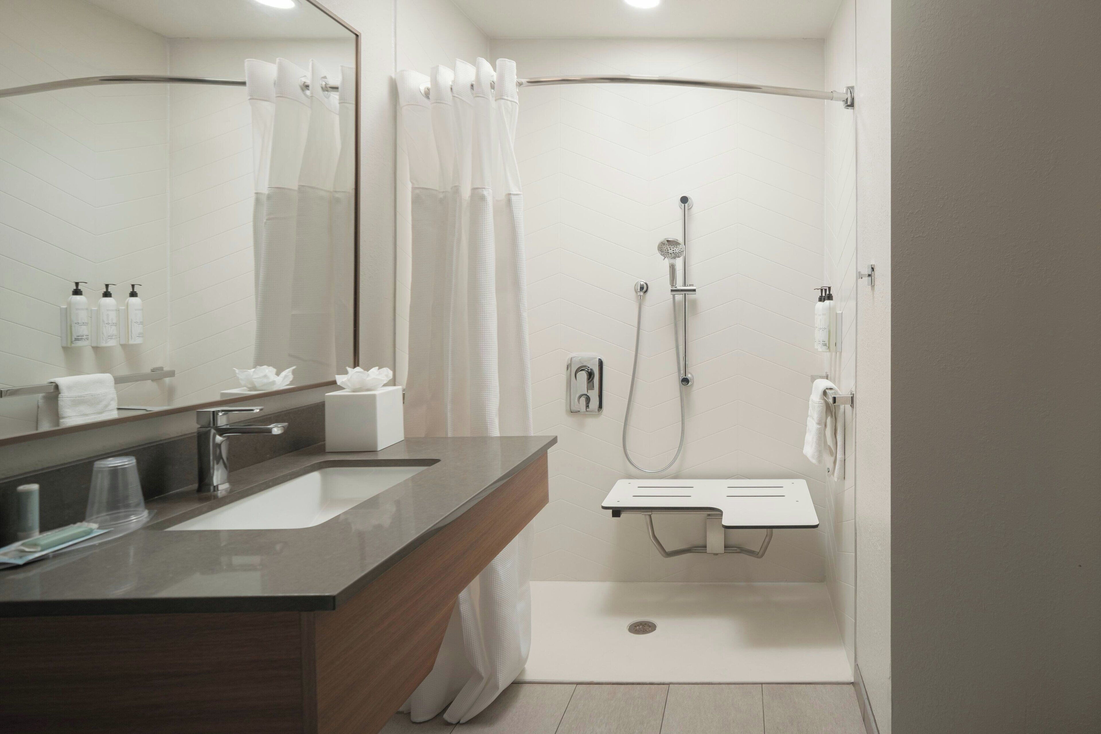 free toiletries, hair dryer, towels, soap