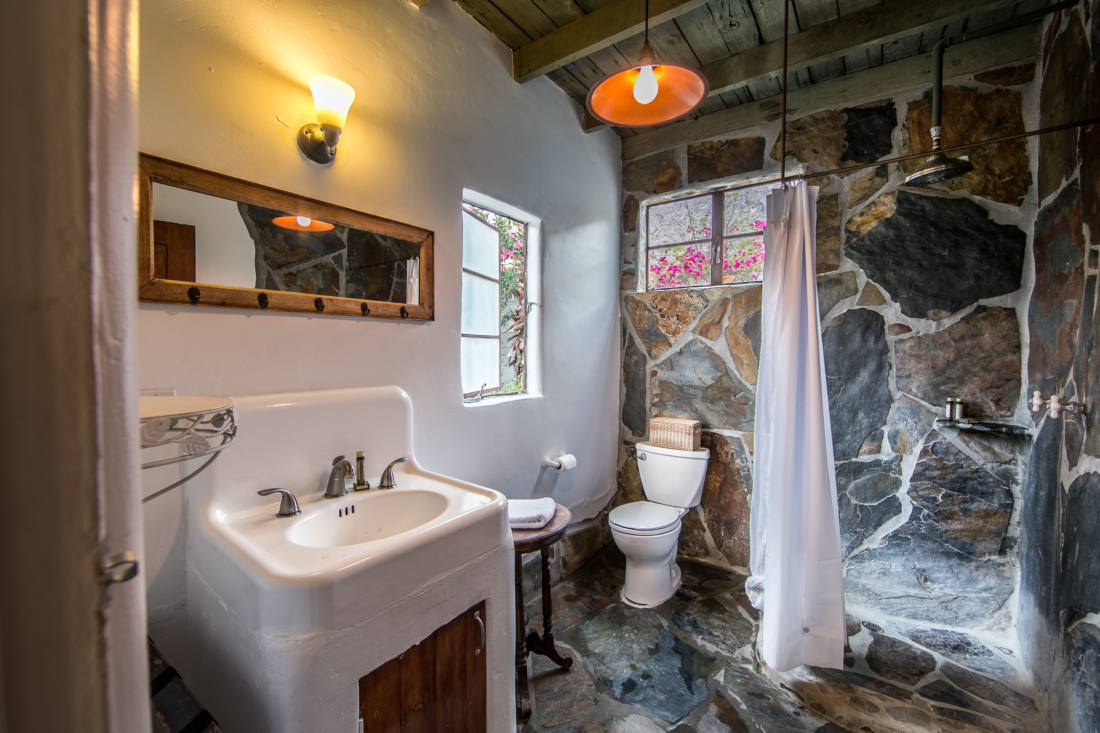 room (limnos) | bathroom | shower, free toiletries, hair dryer, bathrobes