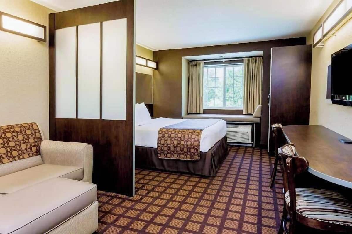 Pillow-top beds, in-room safe, desk, blackout curtains