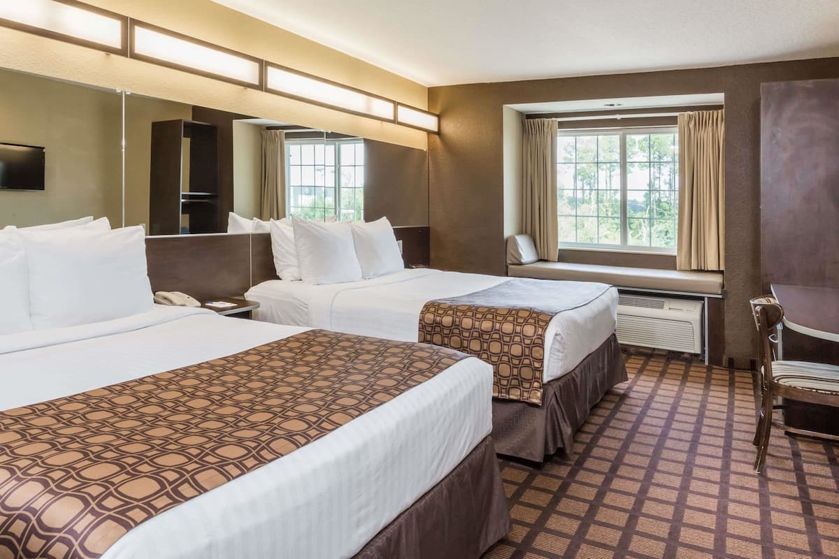 Pillow-top beds, in-room safe, desk, blackout curtains