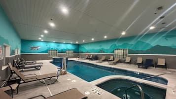 Indoor pool, outdoor pool