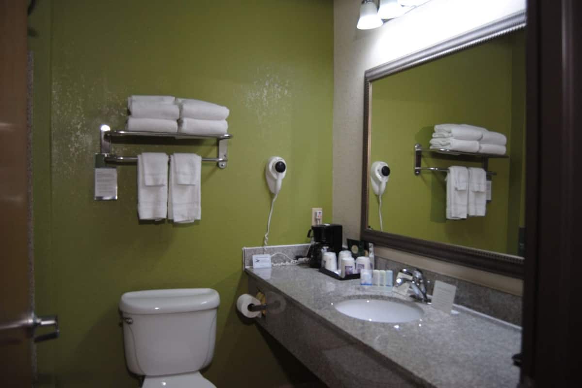 Bathroom | Free toiletries, hair dryer, towels, soap