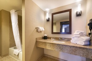 Free toiletries, hair dryer, towels