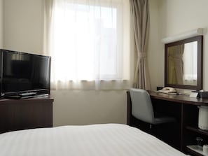 1 Single Bed, Nonsmoking | Ropa de cama de alta calidad y escritorio
