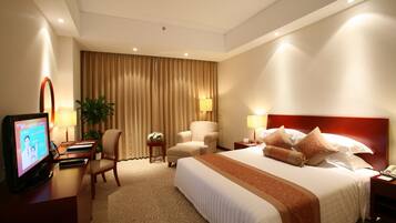 商務大床房 | 1 間臥室、高級寢具、羽絨被、迷你吧