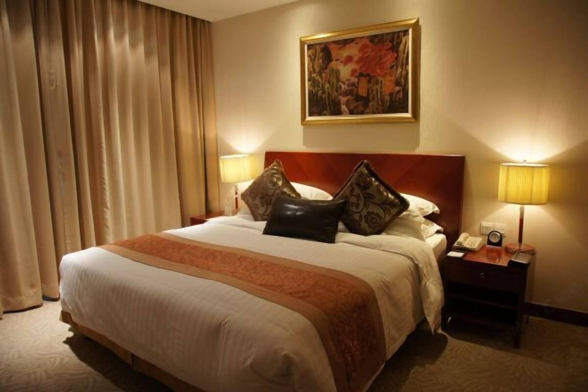 1 chambre, literie de qualité supérieure, couette en duvet d'oie