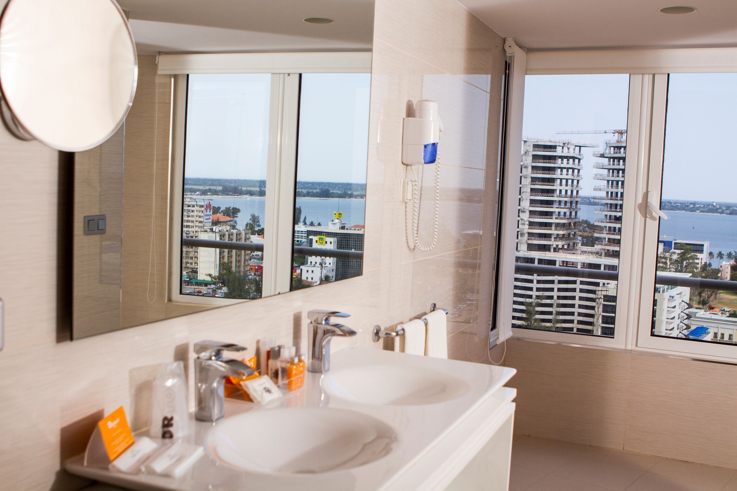 shower, free toiletries, hair dryer, bathrobes