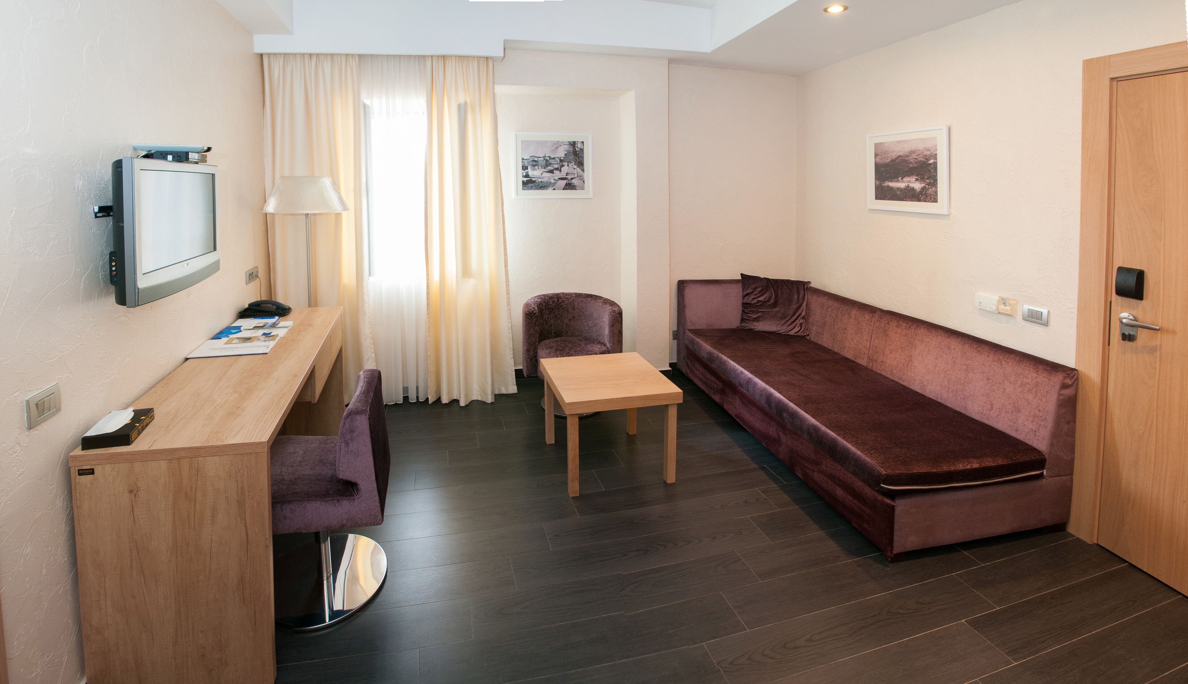 standard suite | living area | tv