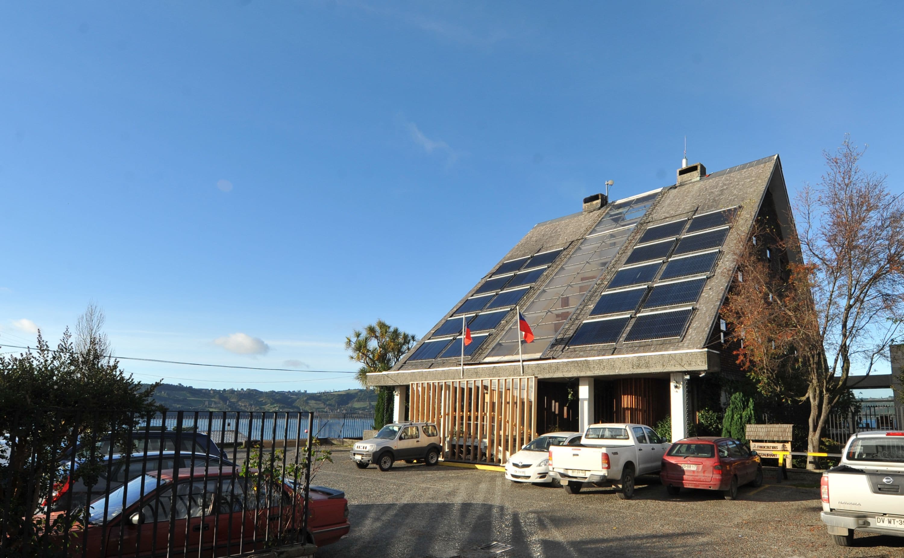 Entrada de la propiedad