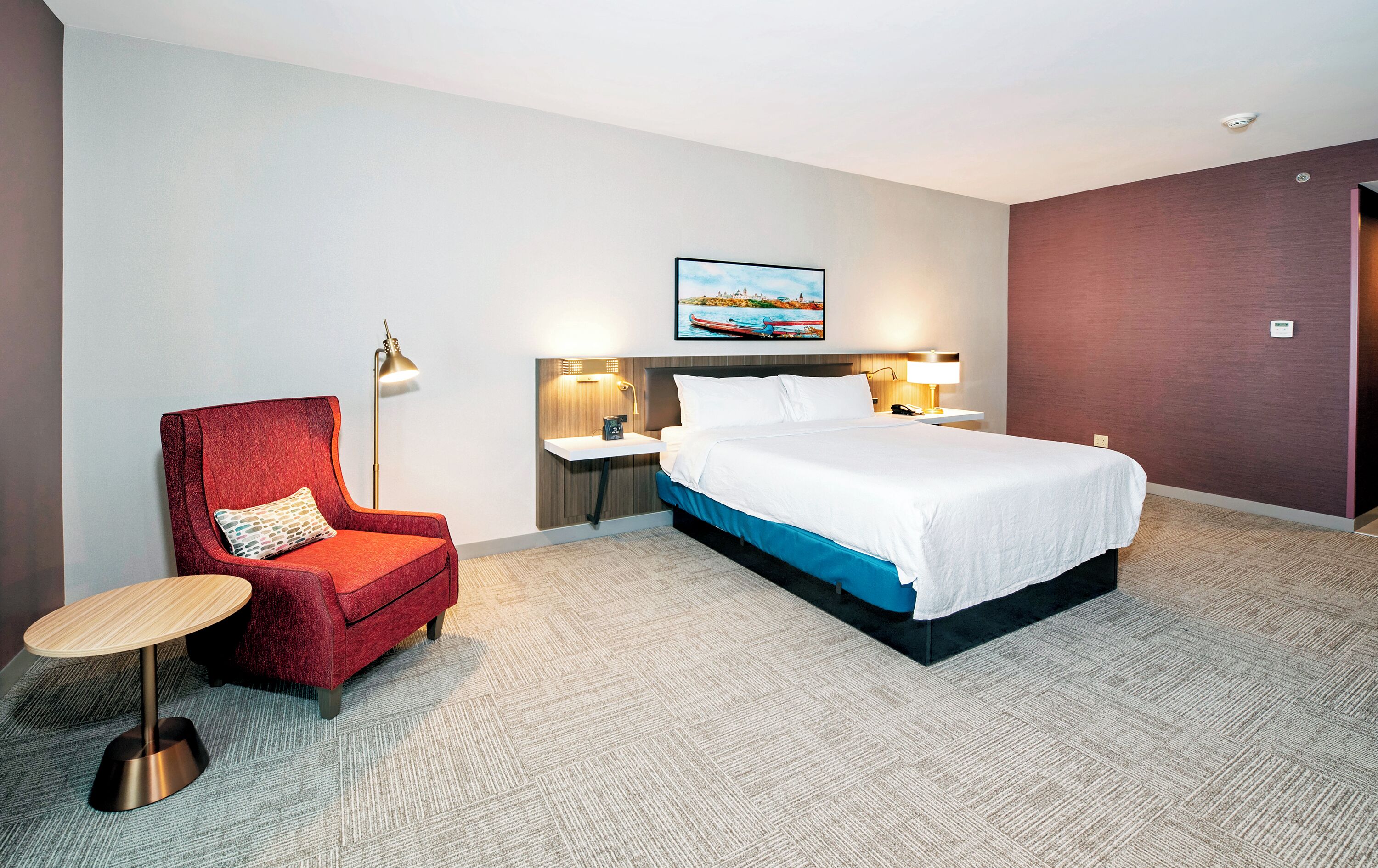 Down duvets, blackout curtains, soundproofing, iron/ironing board