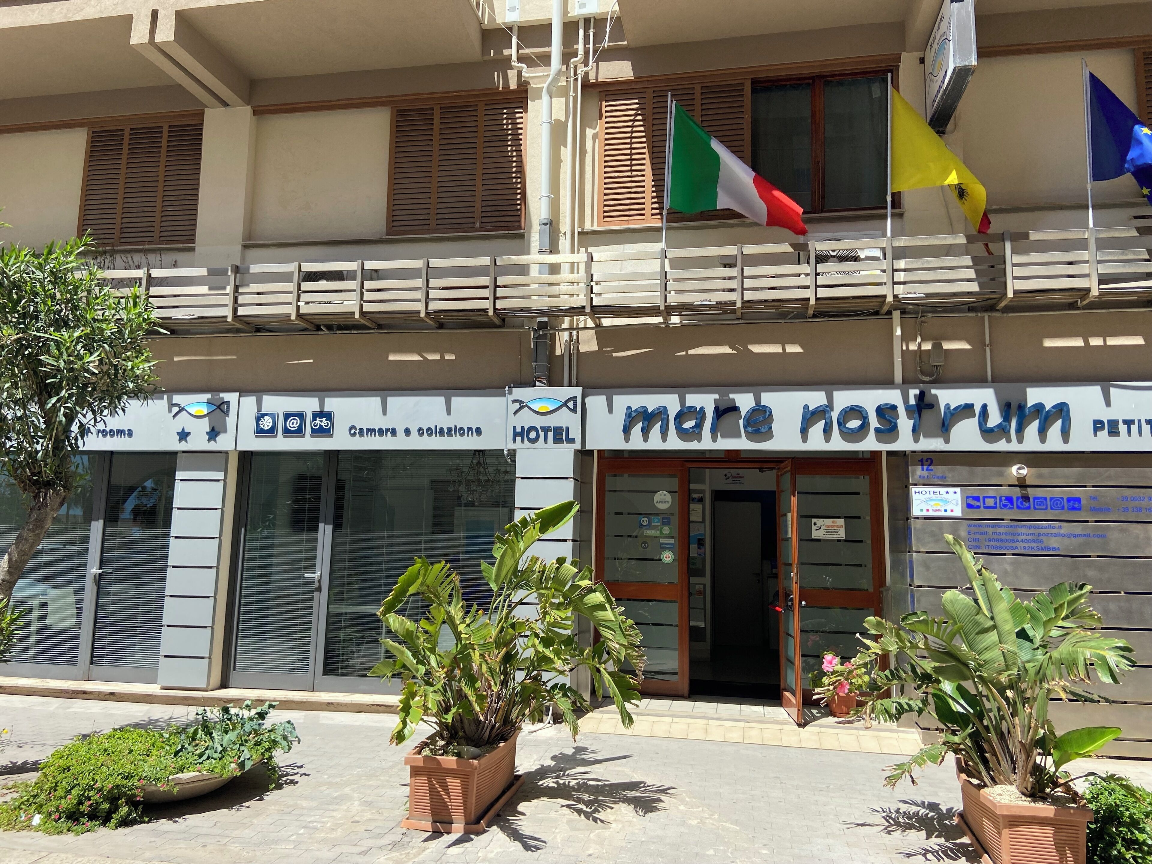 Fassade der Unterkunft