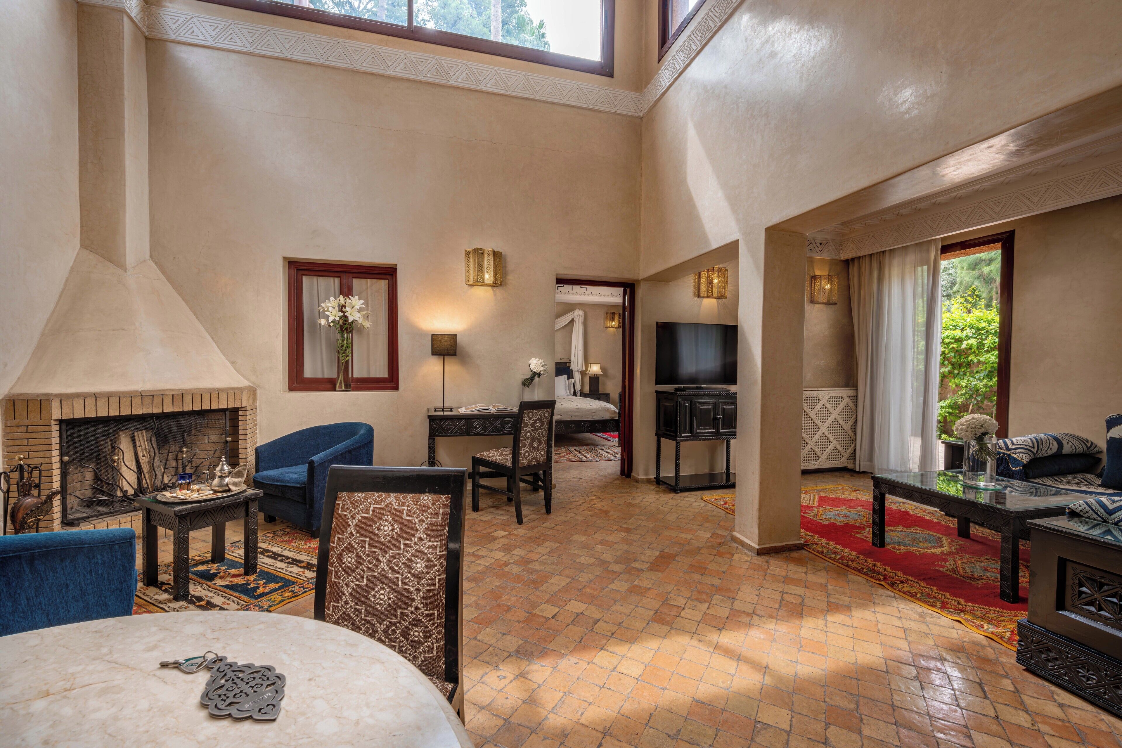 villa, 1 bedroom | living area | smart tv