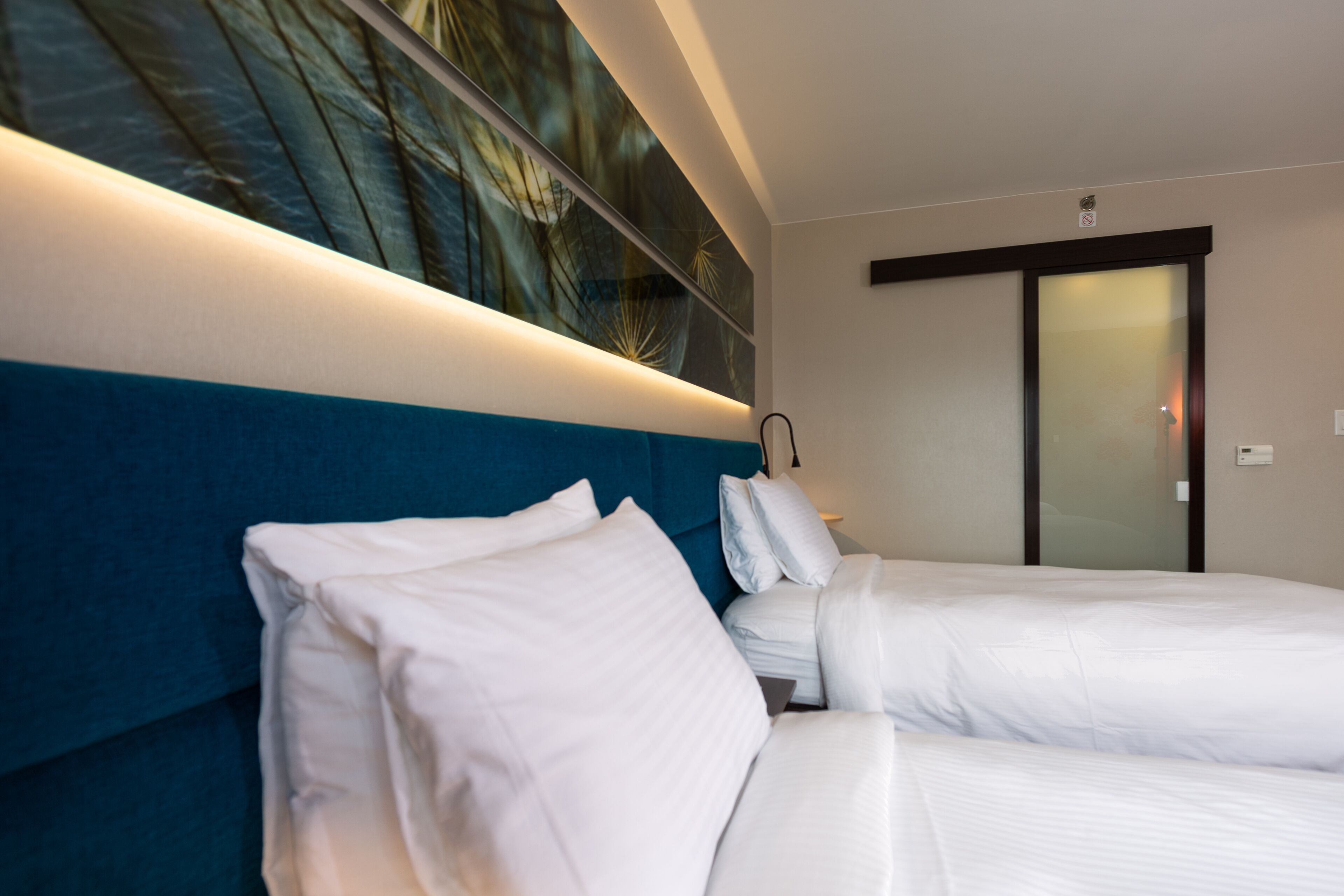 standard twin room, 2 single beds | egyptian cotton sheets, premium bedding, down duvets, tempur-pedic beds