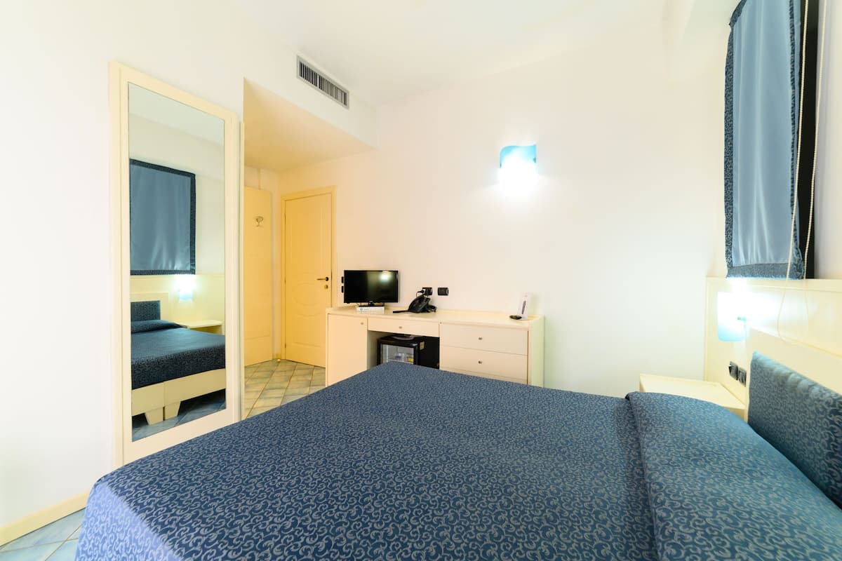 Klassieke tweepersoonskamer, voor 1 persoon | 2 slaapkamers, een minibar, een kluis op de kamer, een bureau