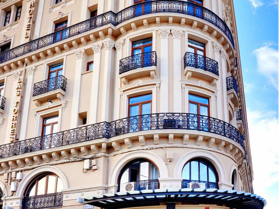 Voorkant van accommodatie