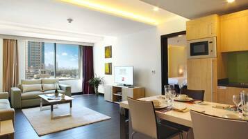 1 habitación y ropa de cama de alta calidad