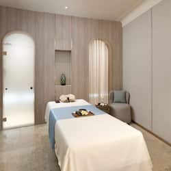 Behandlungsräume für Paare, Sauna, Whirlpool, Dampfbad