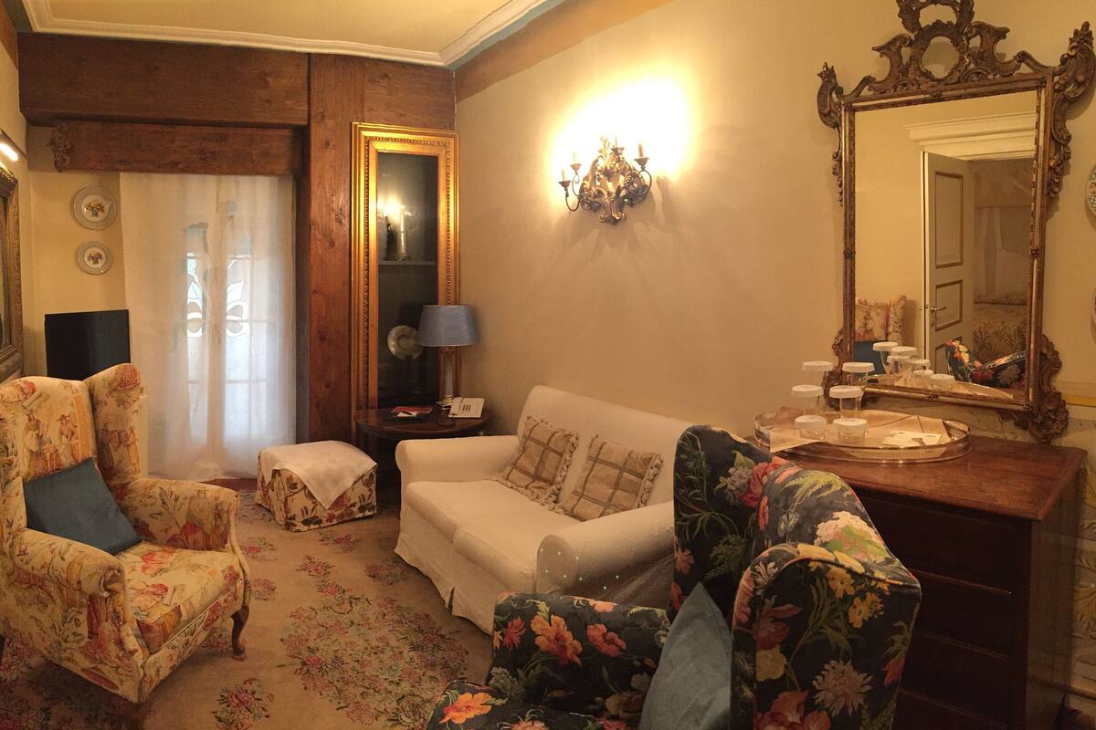 superior suite | living area | tv, pay films