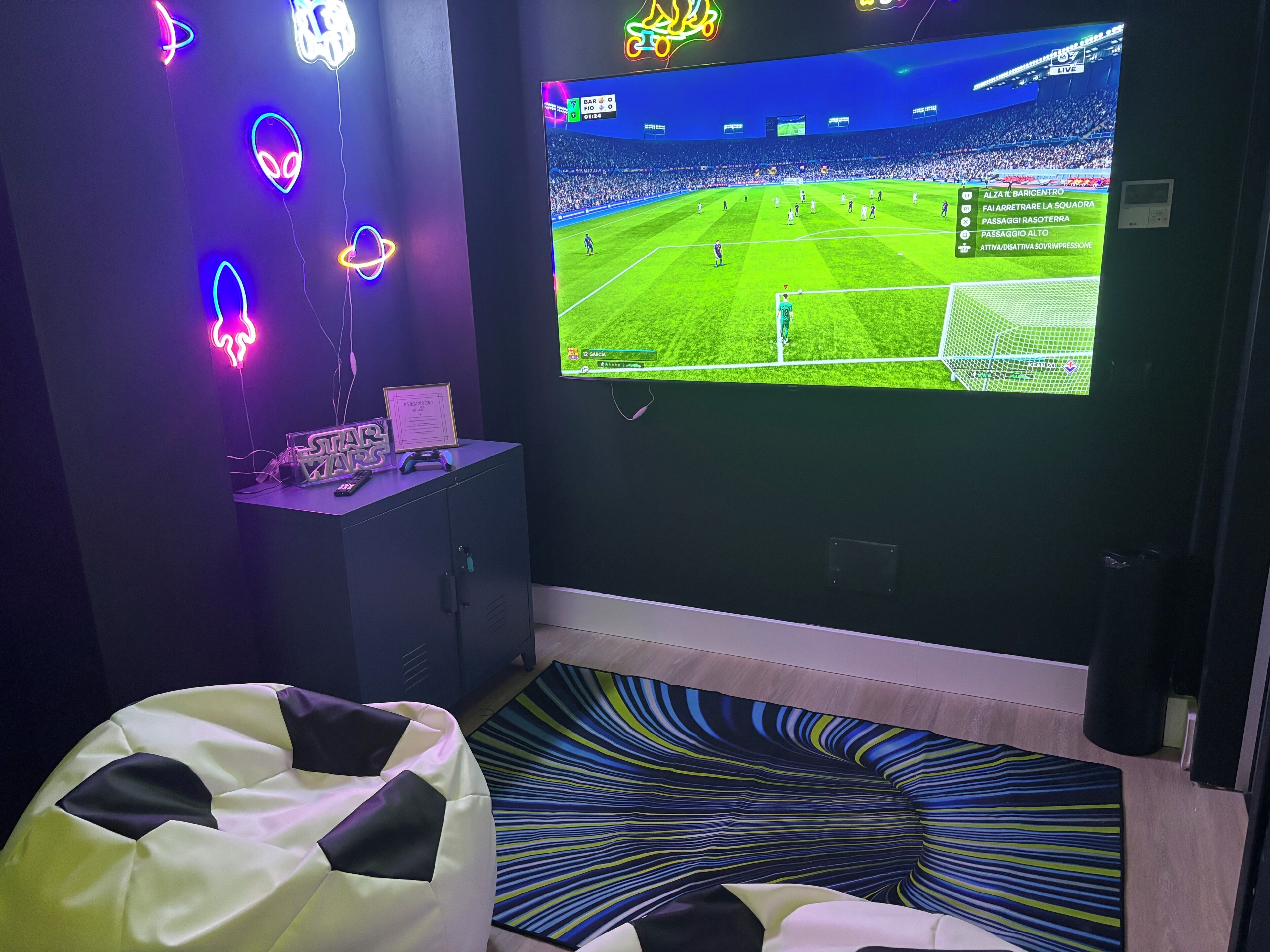 Phòng trò chơi máy arcade